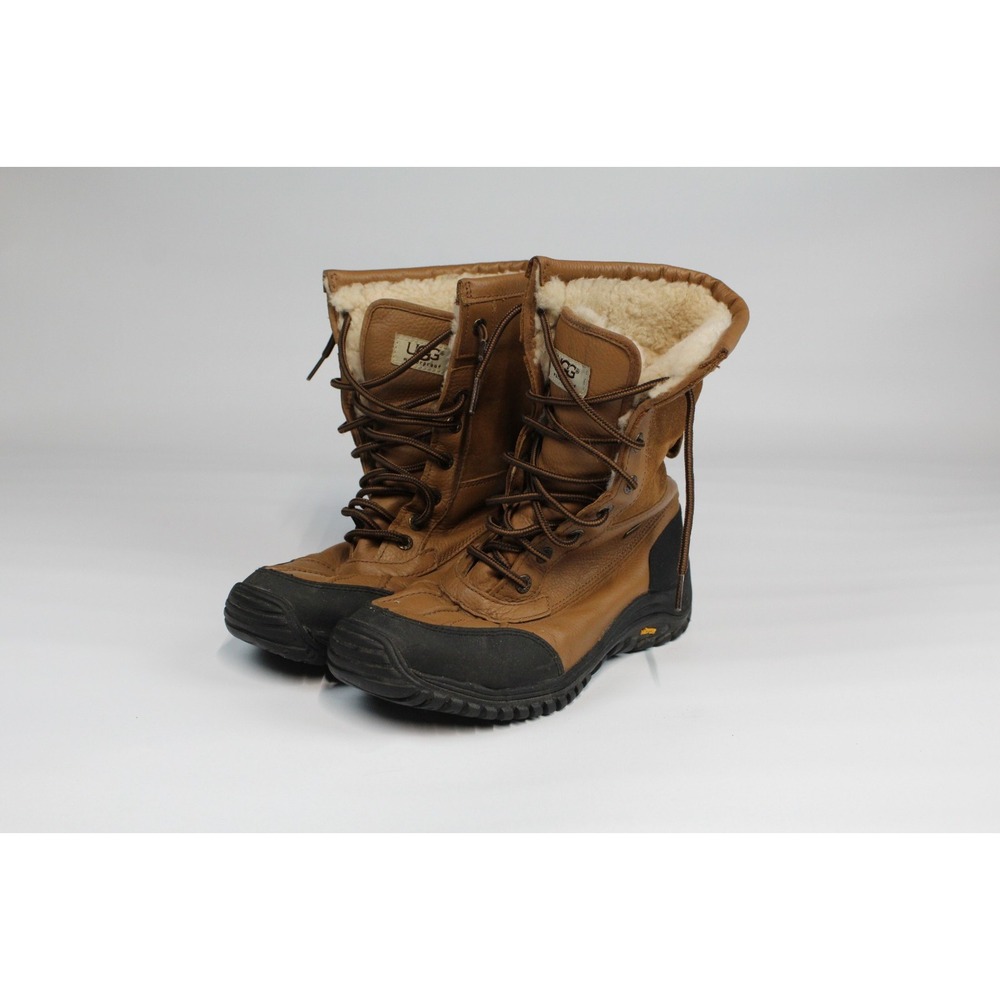 UGG Men's 9 Brown Adirondack Sherpa Lined Waterproof Vibram Boots